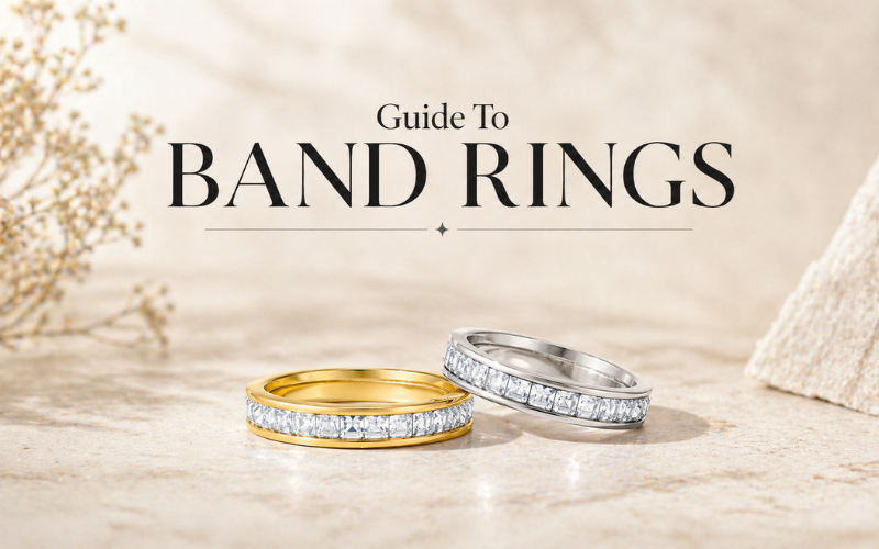 Band Ring Example Guide to Band Rings in Gold Plated Styles | Elra