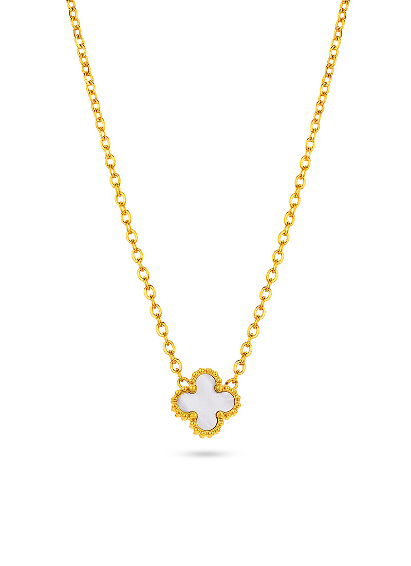 Golden Clover Necklace
