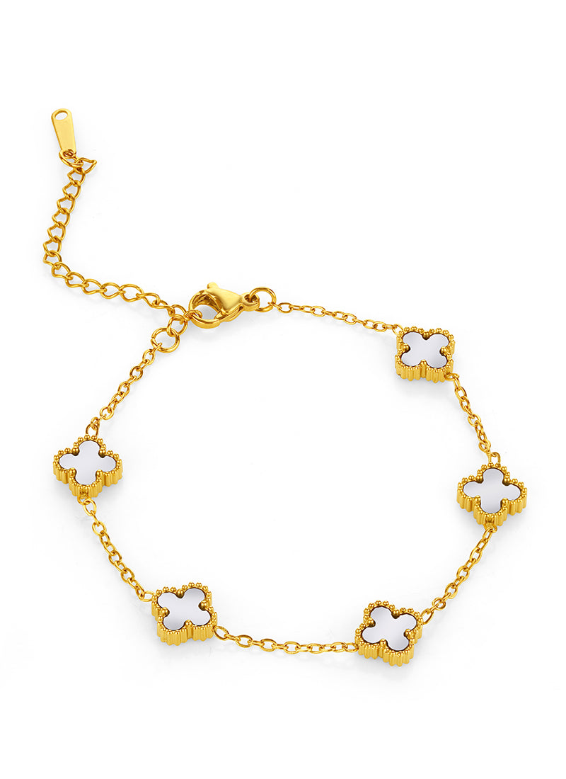 Golden Clover Bracelet