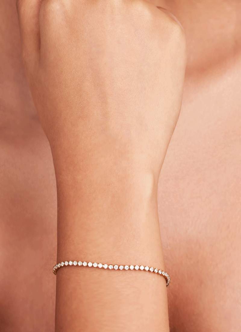 Slim Sparkle Tennis Bracelet
