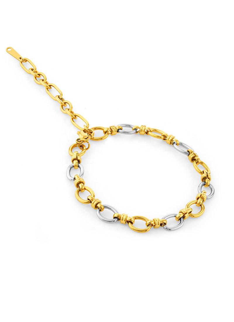 Dual Link Chain Bracelet
