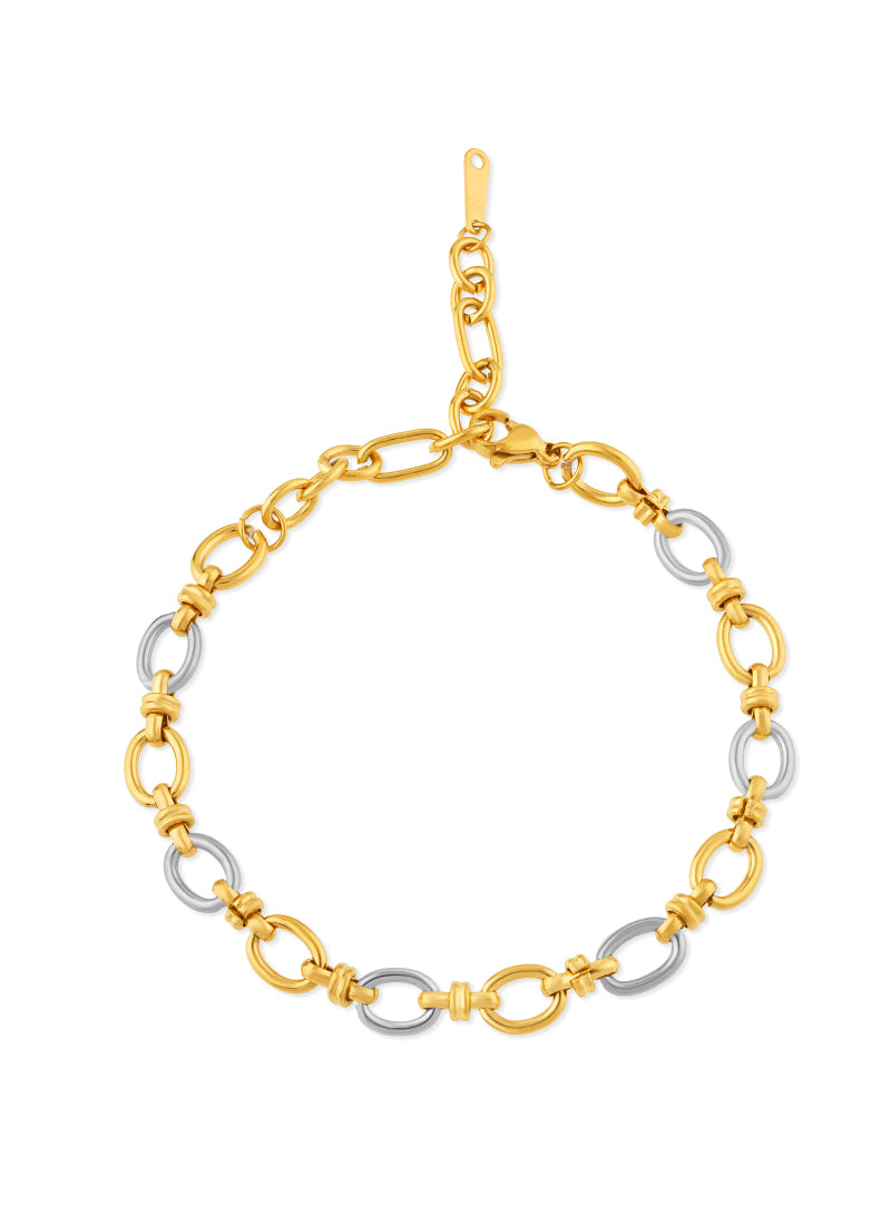 Dual Link Chain Bracelet