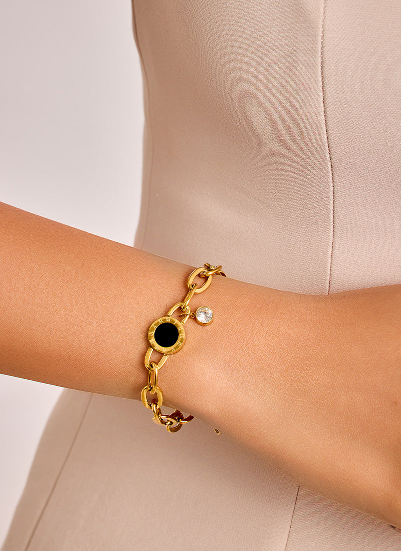 Midnight Charm Bracelet