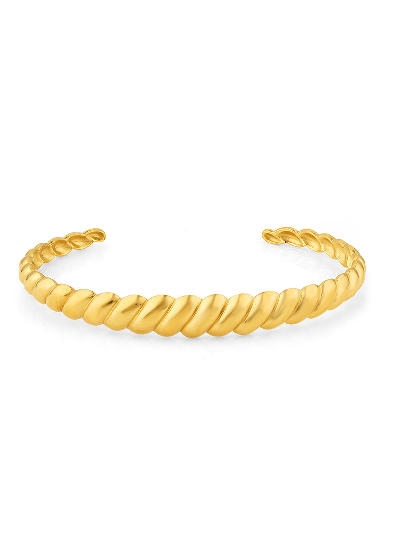 Sculpted Coil Cuff Bracelet