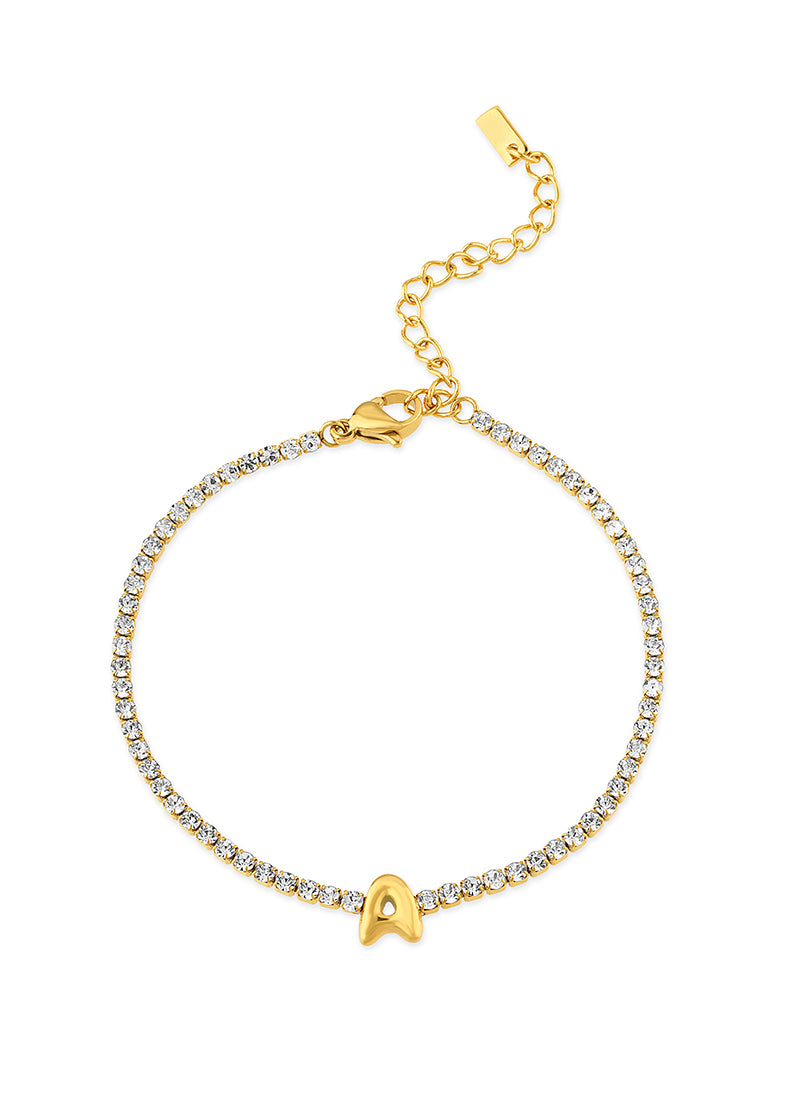 Crystal Alphabet Bracelet