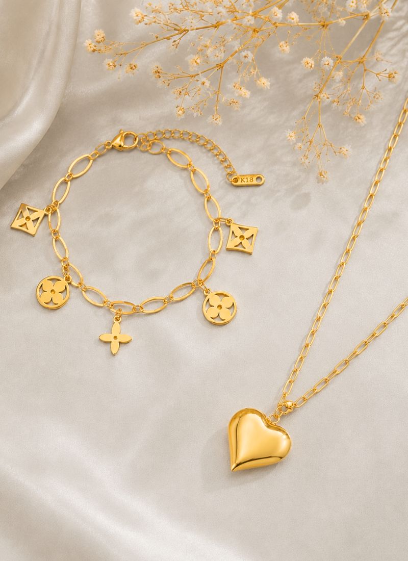 Heart Charm Gift Set