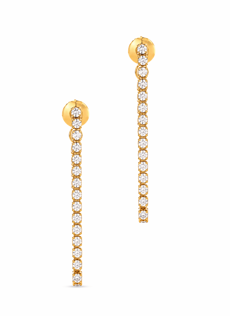 Crystal Line Earrings