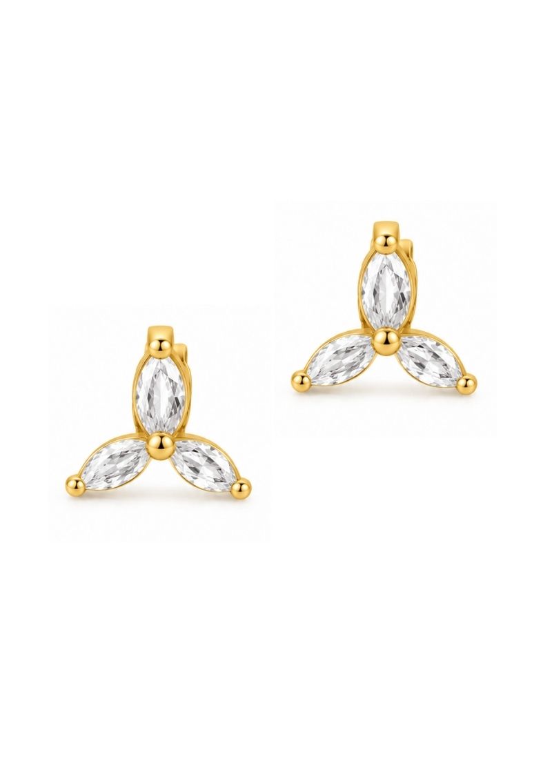 Marquise Bloom Stud Earrings