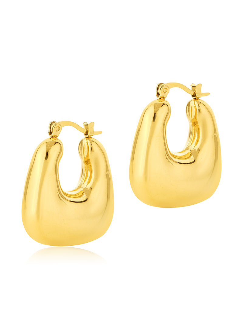 Auric Bold Curve Earrings
