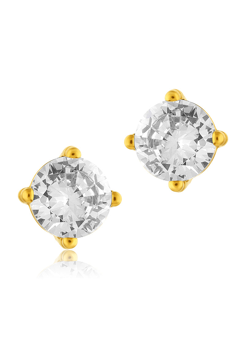 Classic Golden Solitaire Studs