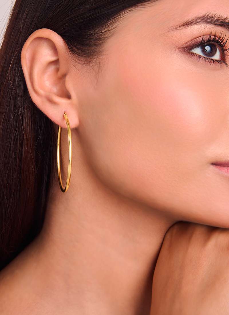 Golden Halo Hoops