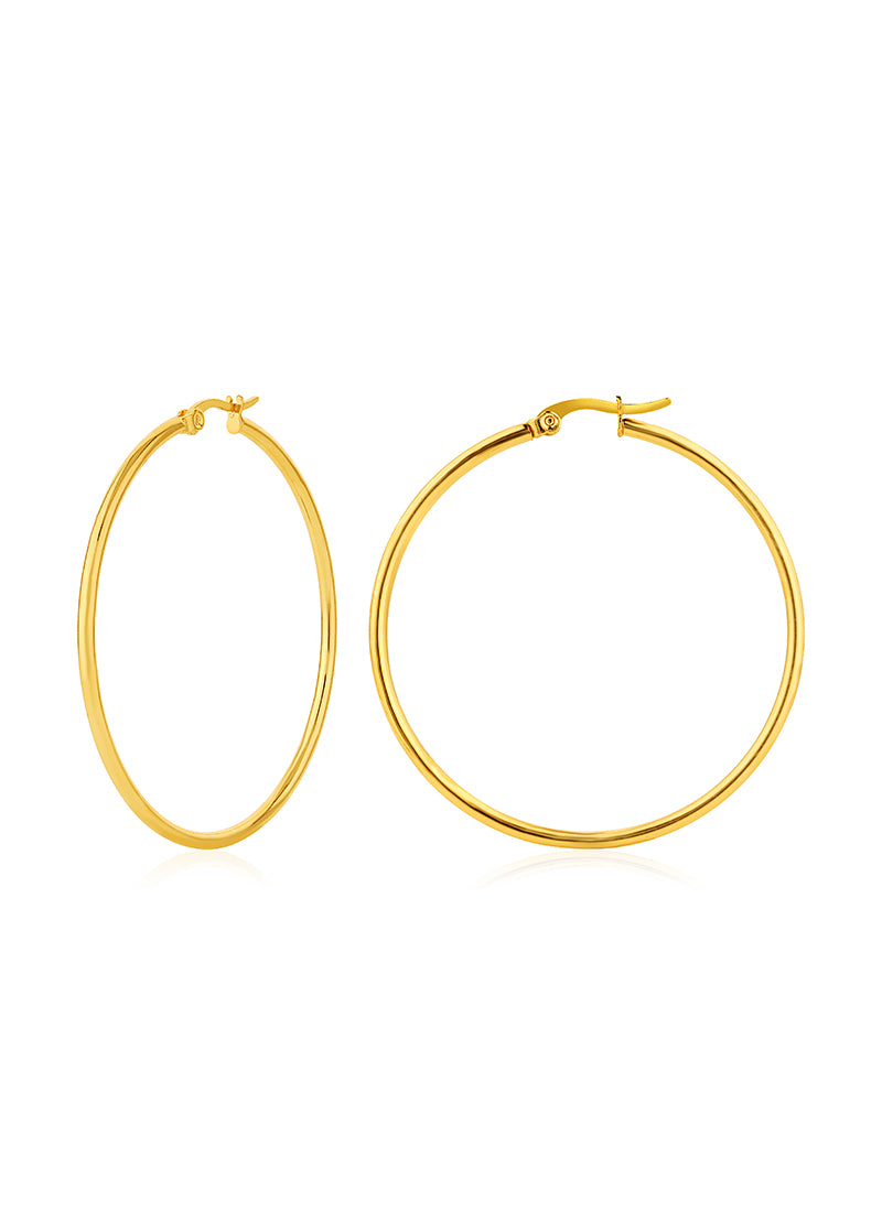 Golden Halo Hoops