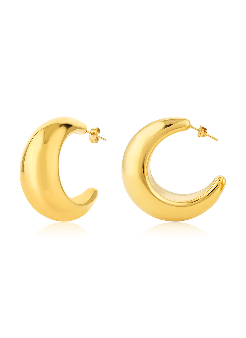 Golden Dune Hoops