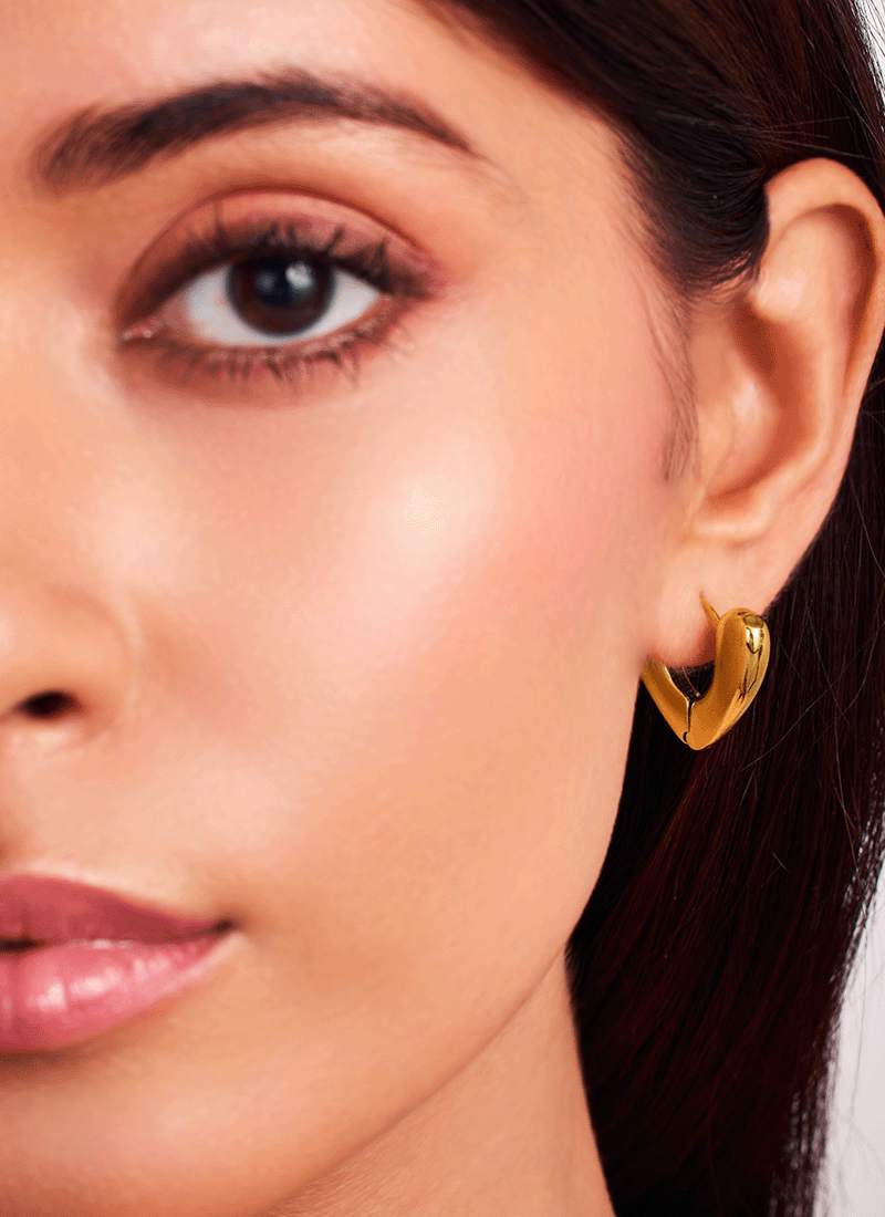 Heart Melt Hoop Huggies