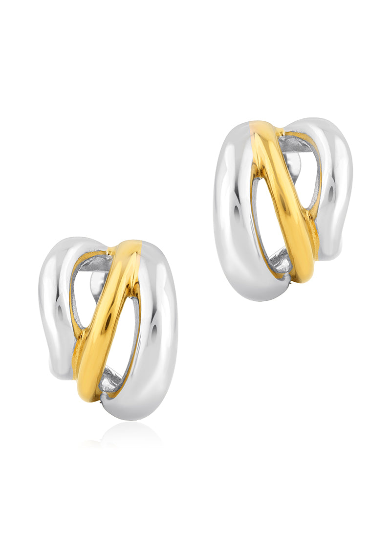 Interlink Hoop Earrings