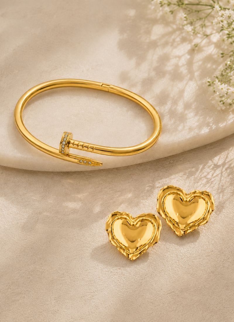 Golden Hearts Gift Set