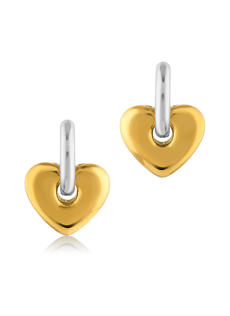 Golden Heartshine Earrings