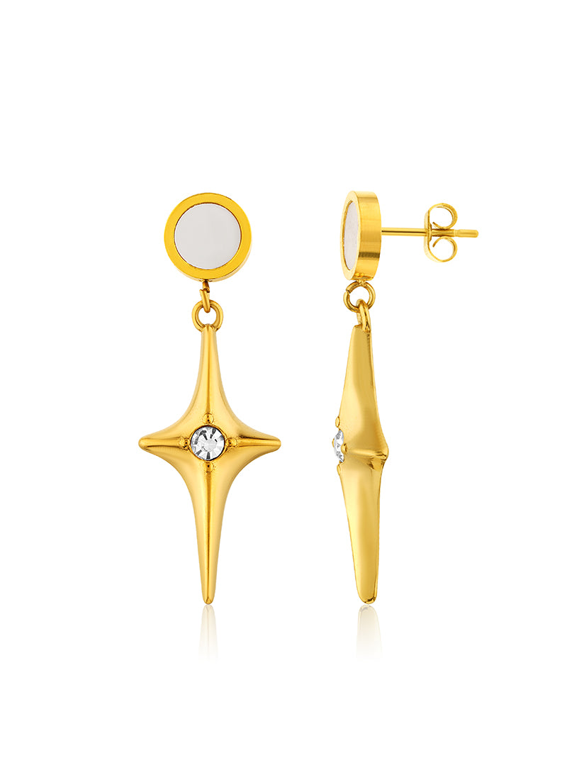 Luminous Star Drop Earrings