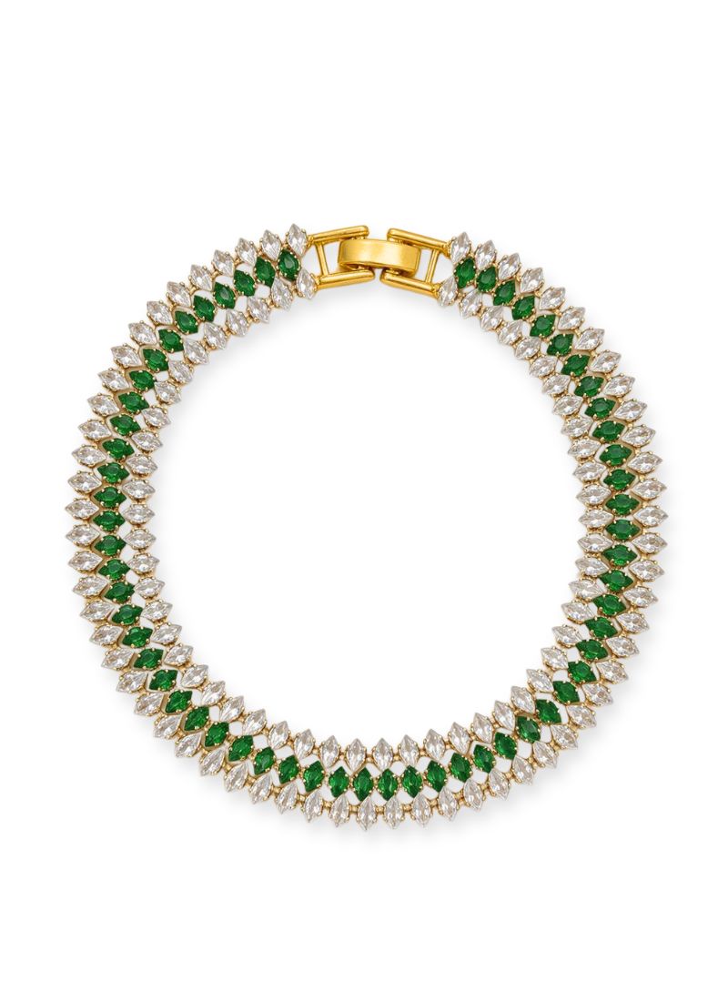 Emerald Grace Tennis Bracelet