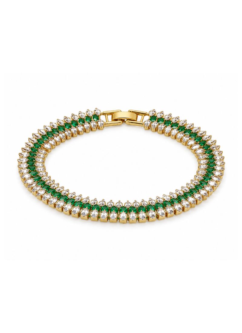 Emerald Grace Tennis Bracelet