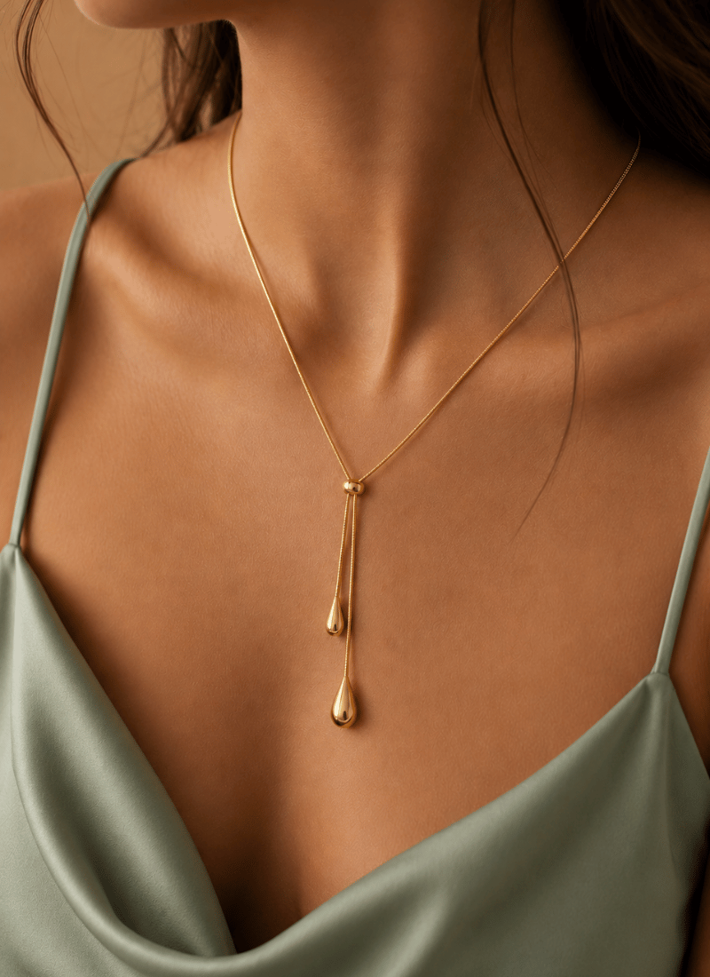 Golden Cascade Necklace