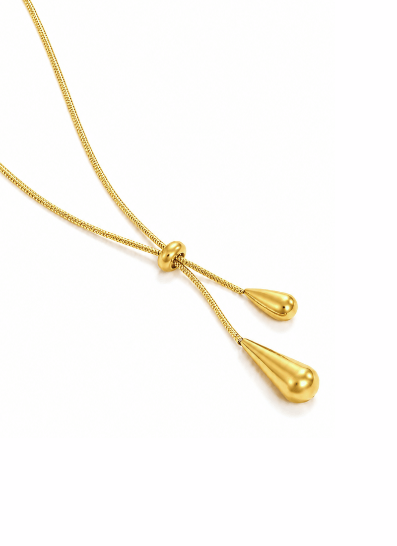 Golden Cascade Necklace