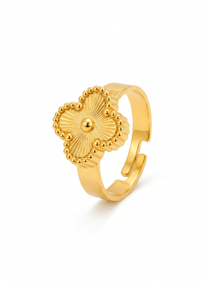 Golden Clover Ring