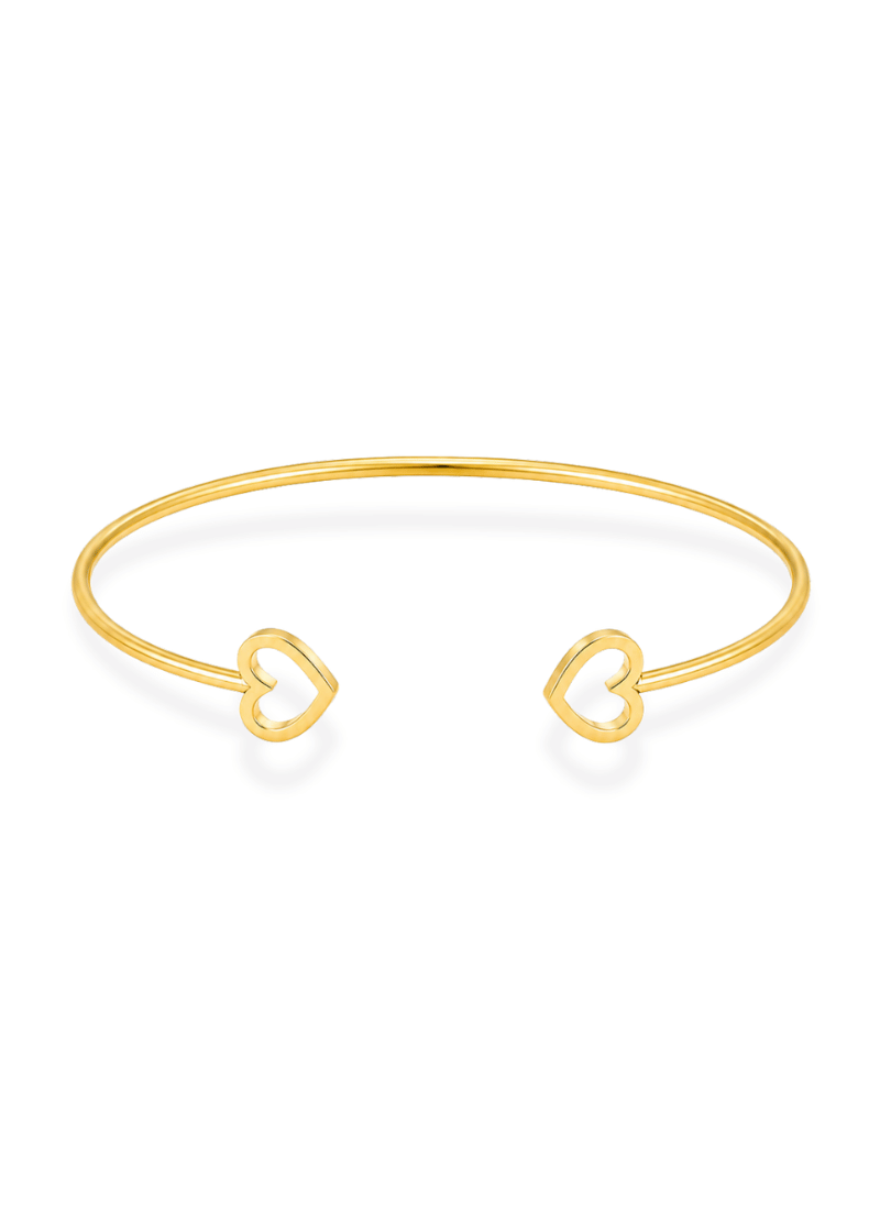 Golden Heart Cuff