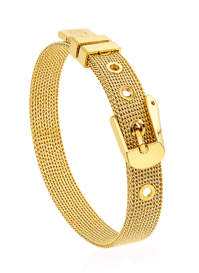 Golden Mesh Bracelet