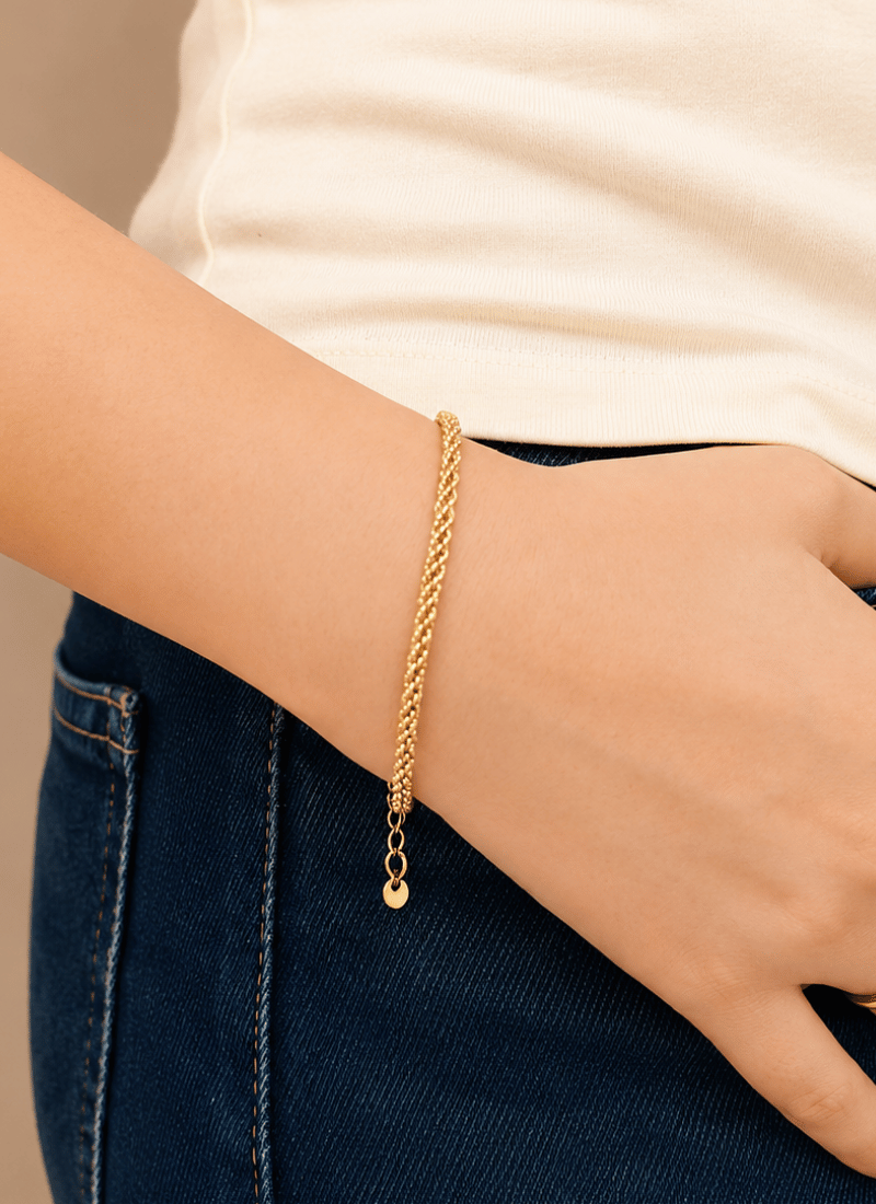 Golden Rope Bracelet