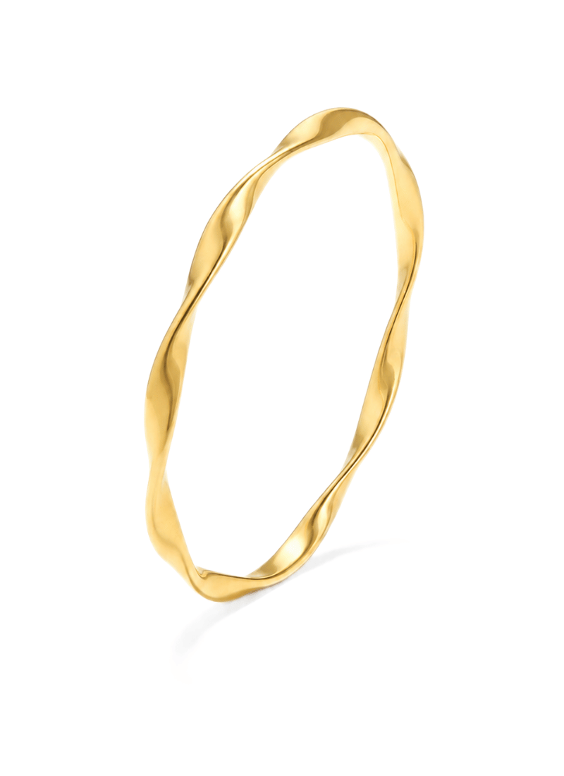 Golden Twist Bangle:BYOS
