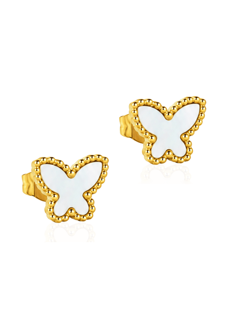 Ivory Flutter Studs