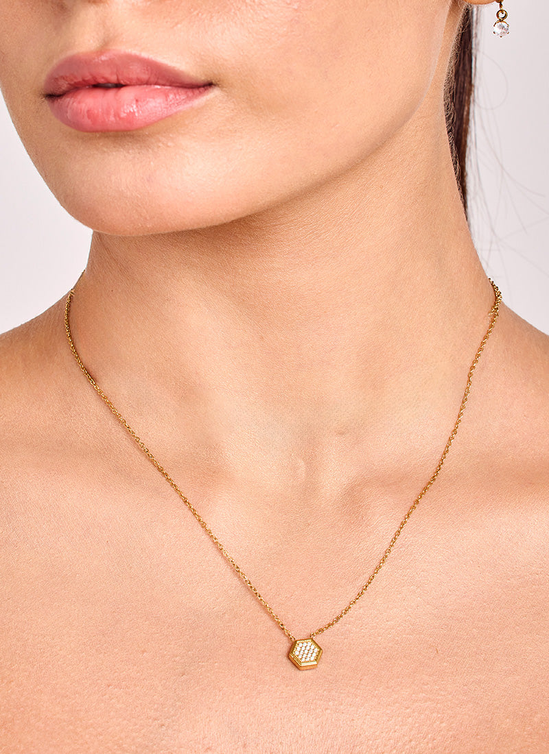 Golden Hive Necklace