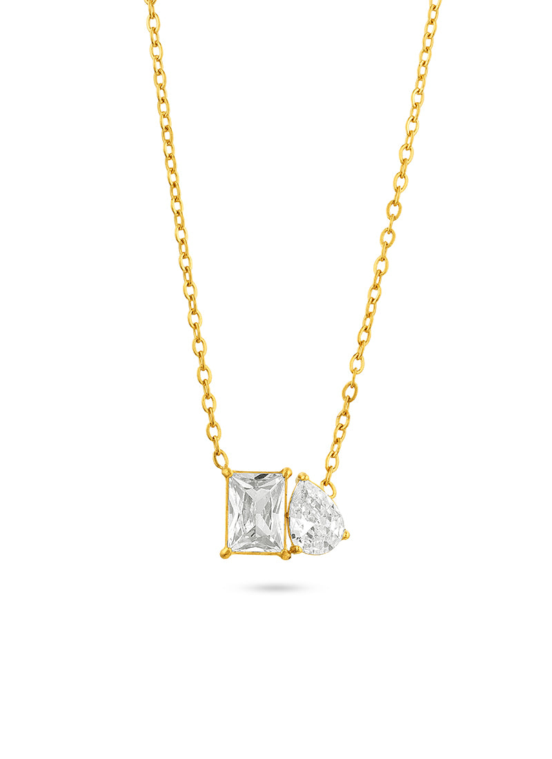 Luminous Crystal Bond Necklace