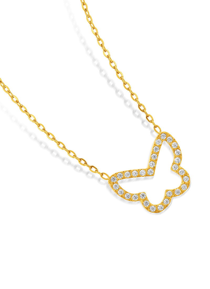 Golden Butterfly Necklace