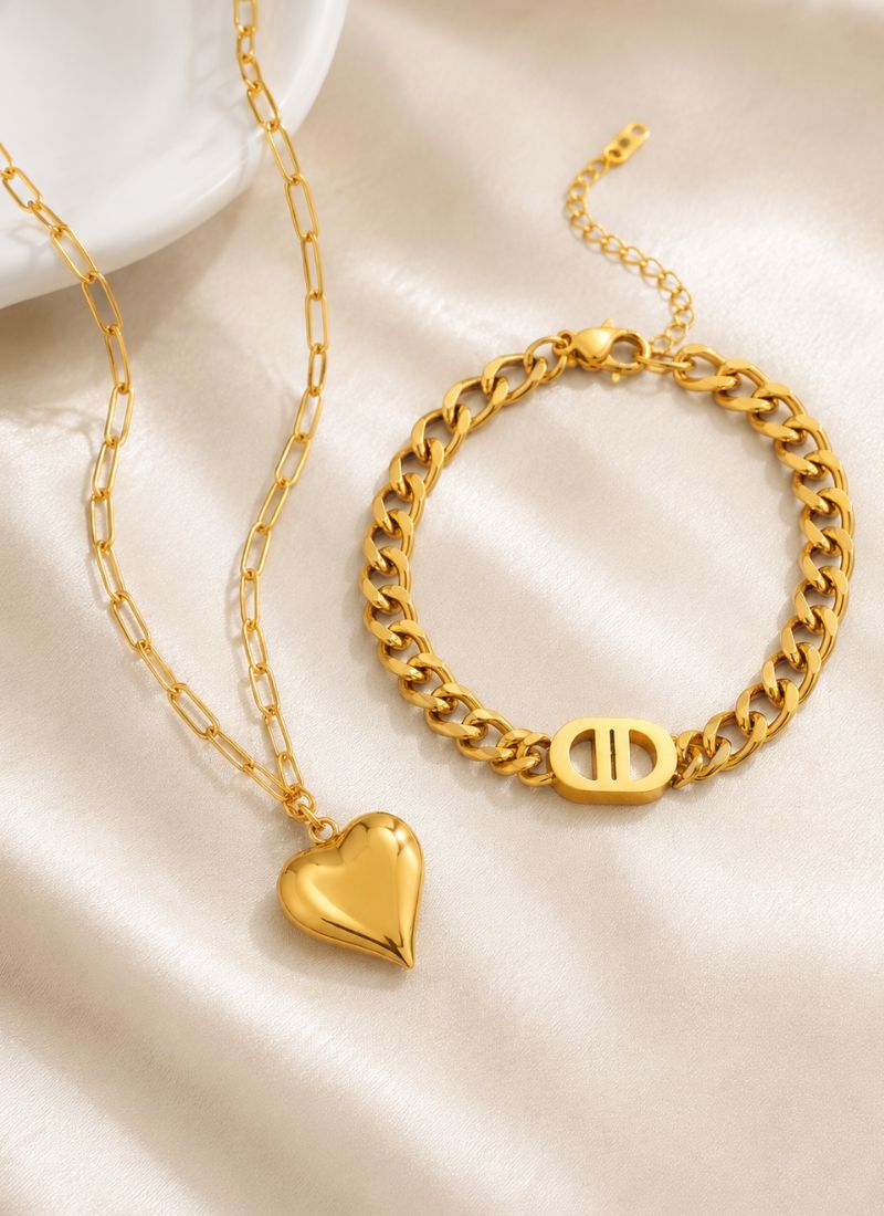 Heart & Chain Gift Set