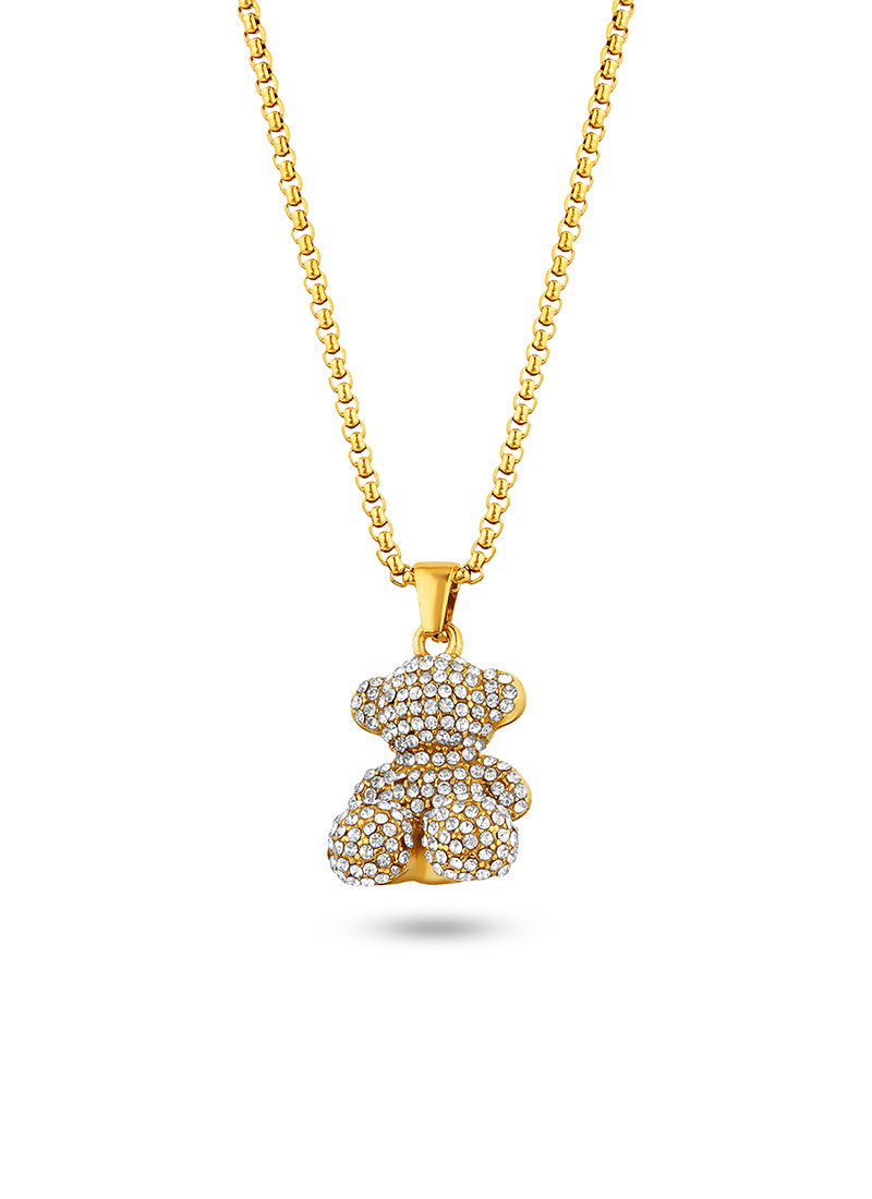 Pavé Teddy Necklace