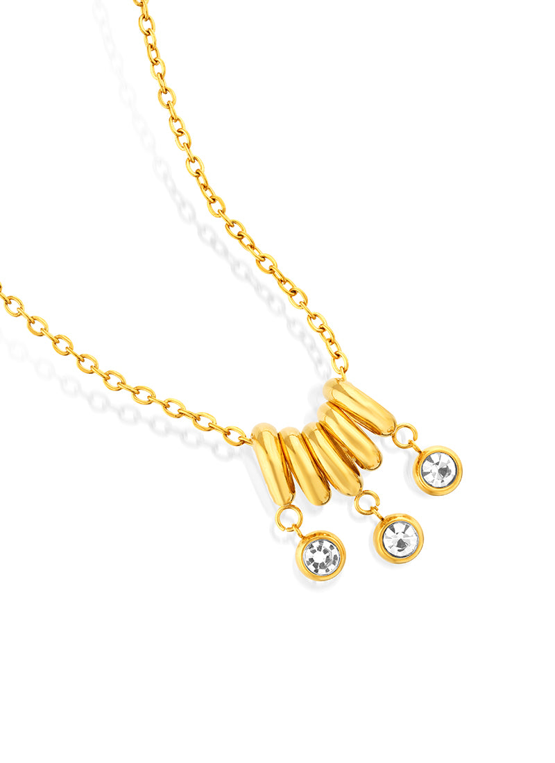 Golden Orbit Necklace