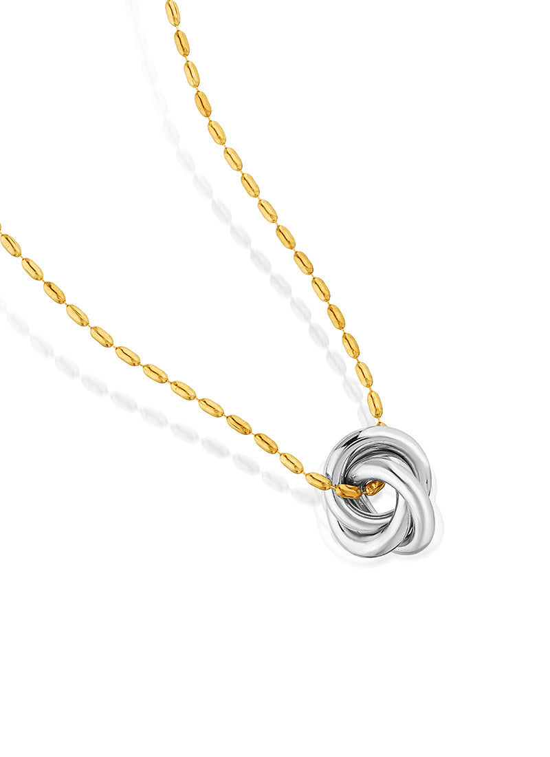 Dual-Tone Flow Necklace