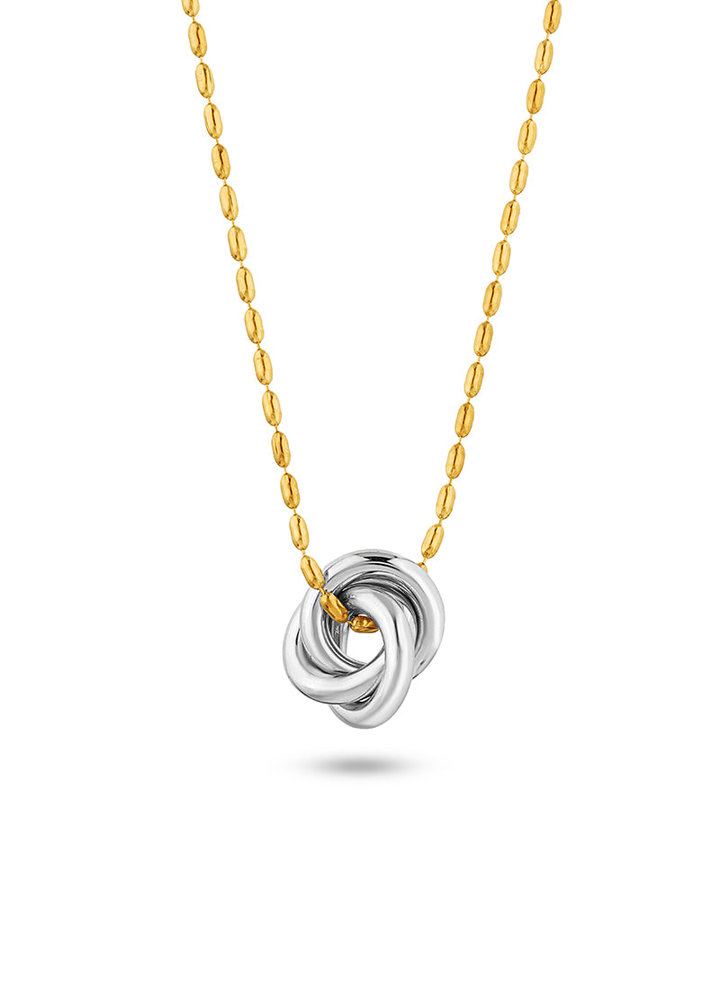 Dual-Tone Flow Necklace
