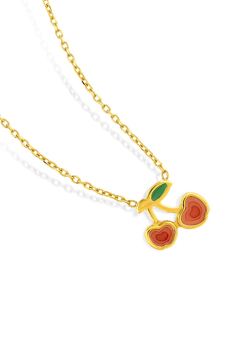 Crimson Charm Necklace