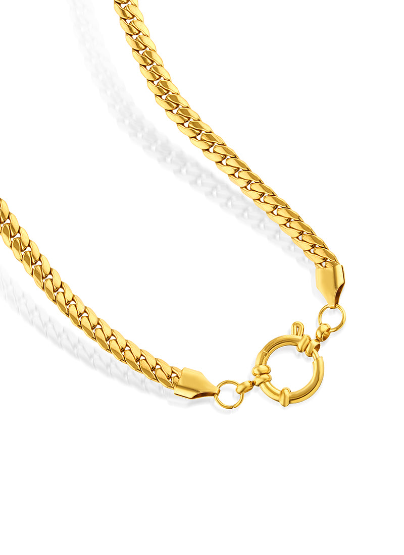 Golden Halo Circle Necklace