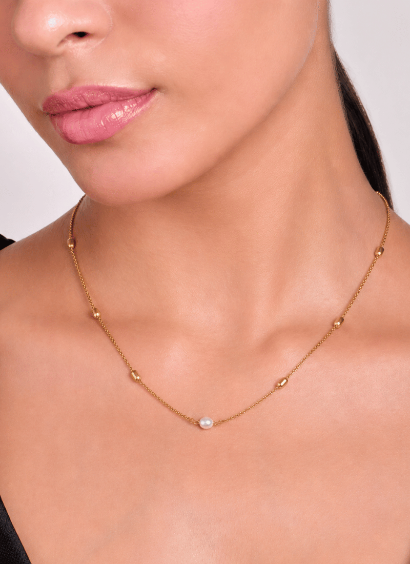 Pearl Drift Necklace:BYOS