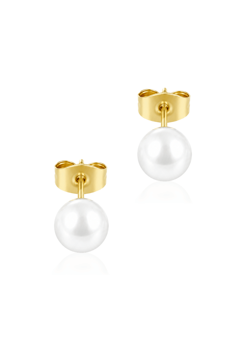 Pearl Essence Stud Earrings