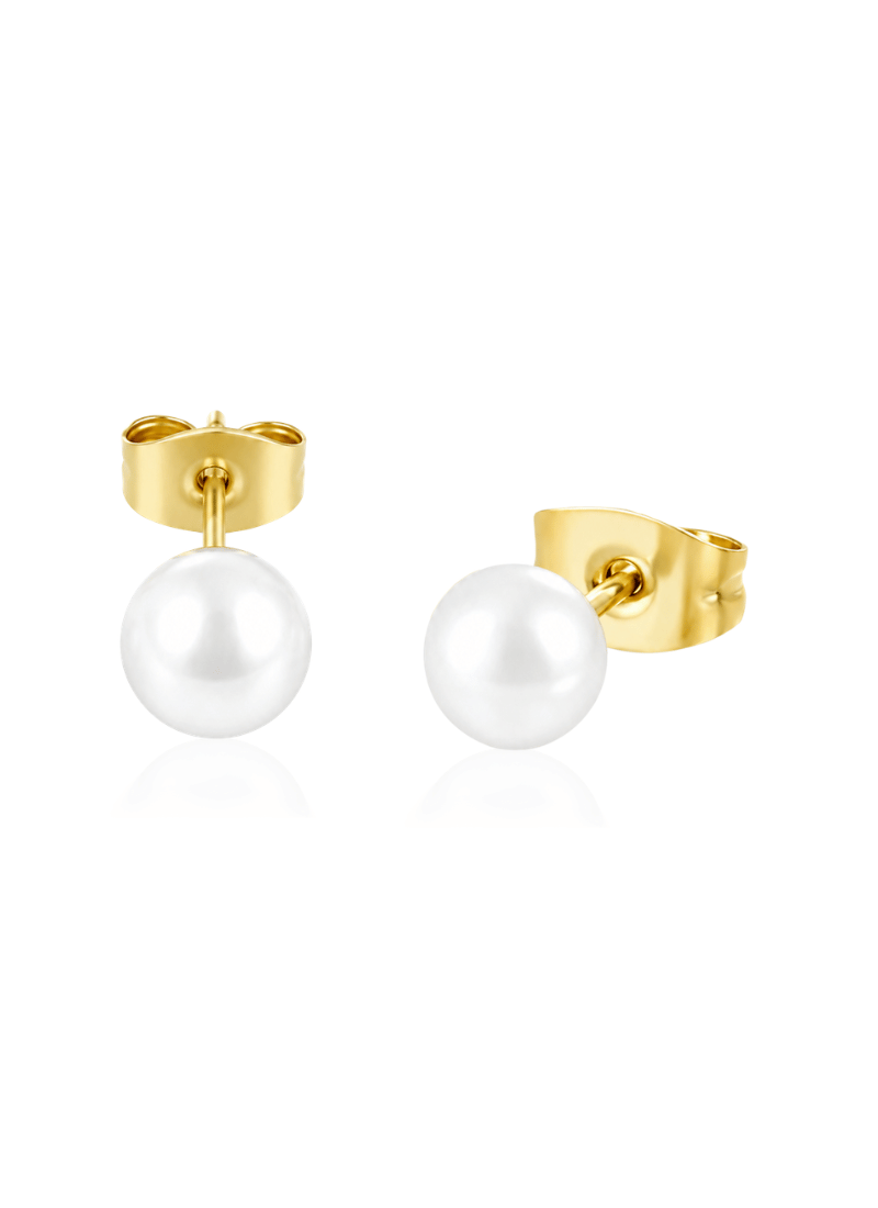 Pearl Essence Stud Earrings