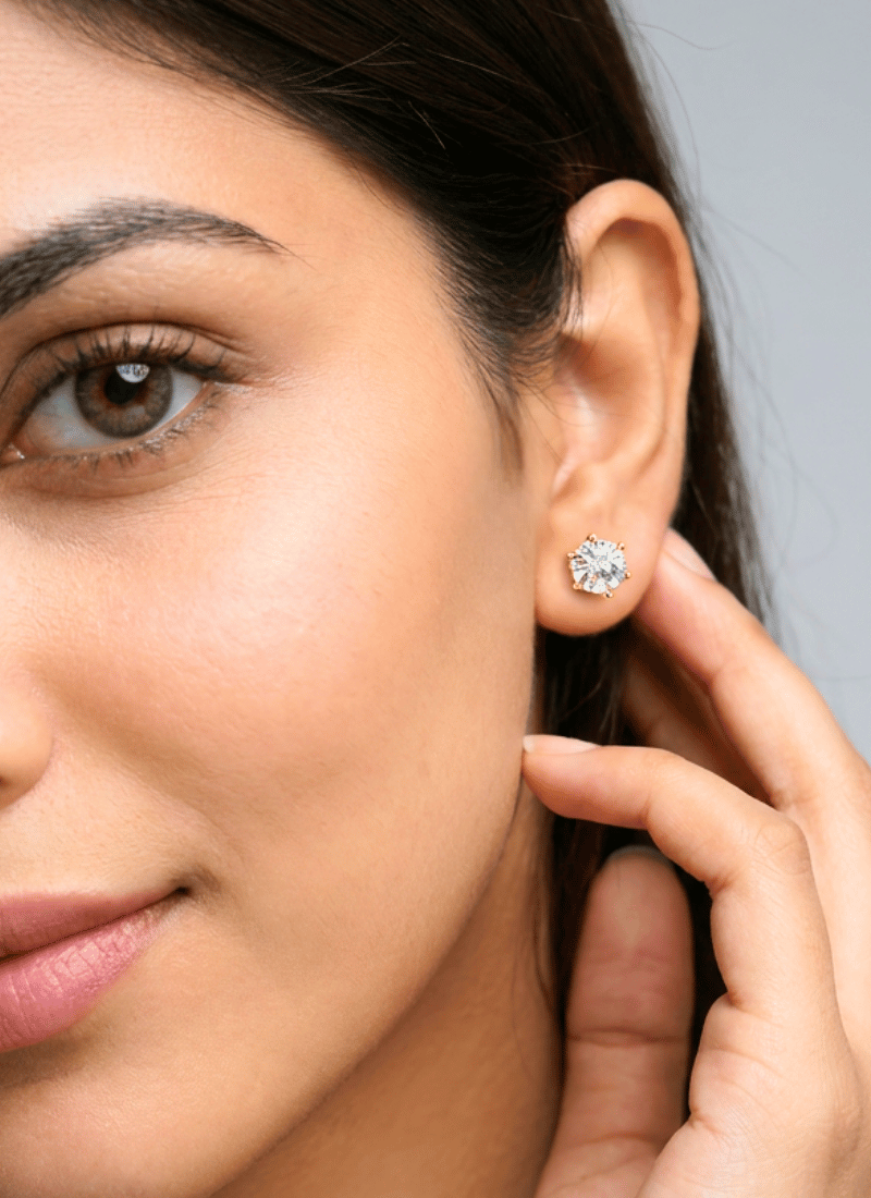 Petal Crown Studs