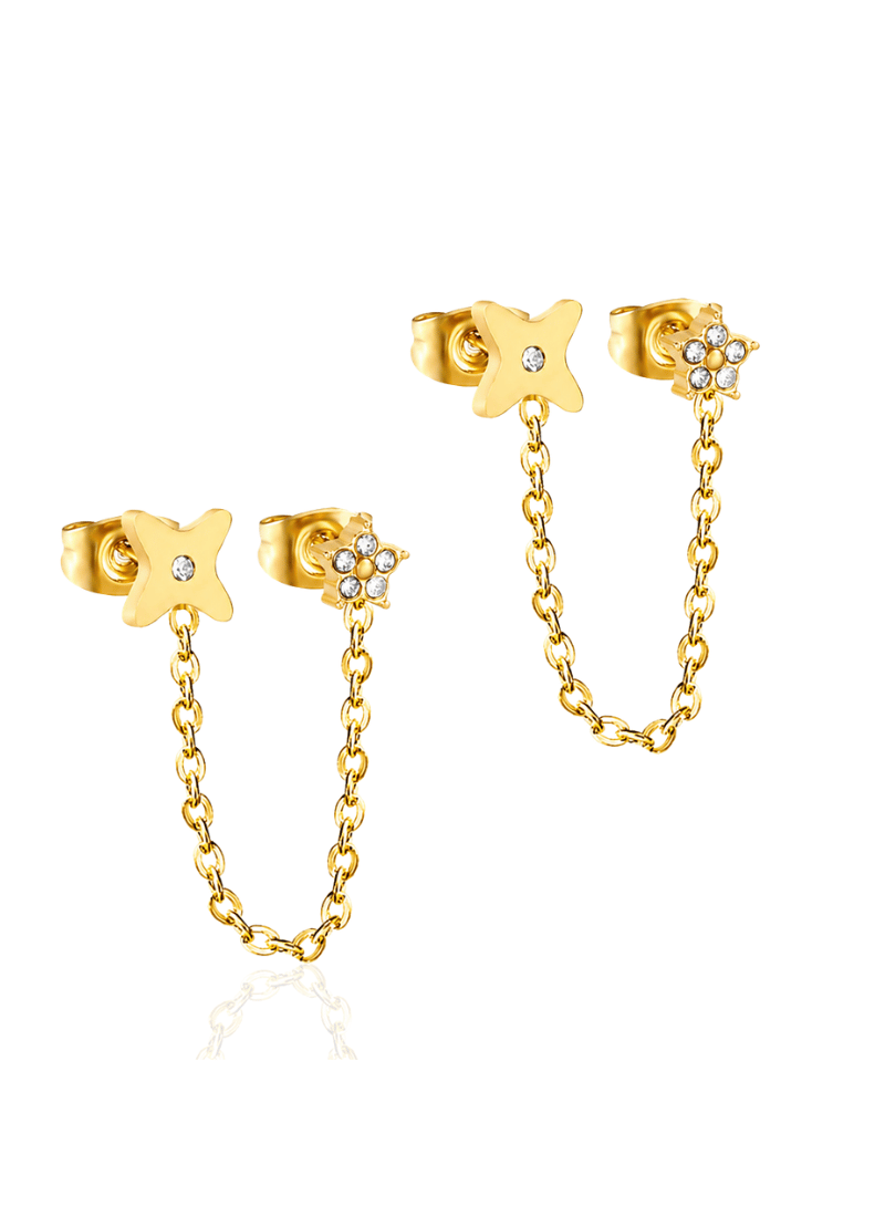 Petal Link Earrings