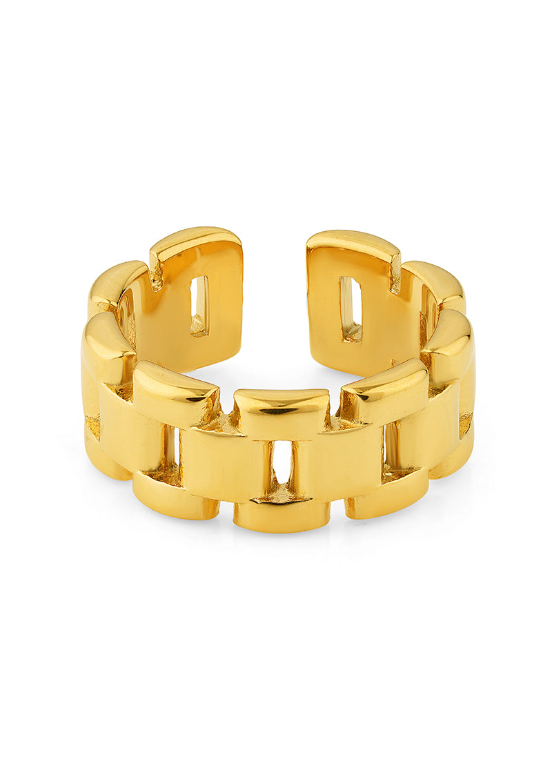 Golden Link Ring
