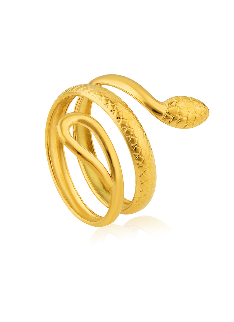 Golden Serpent Ouro Ring