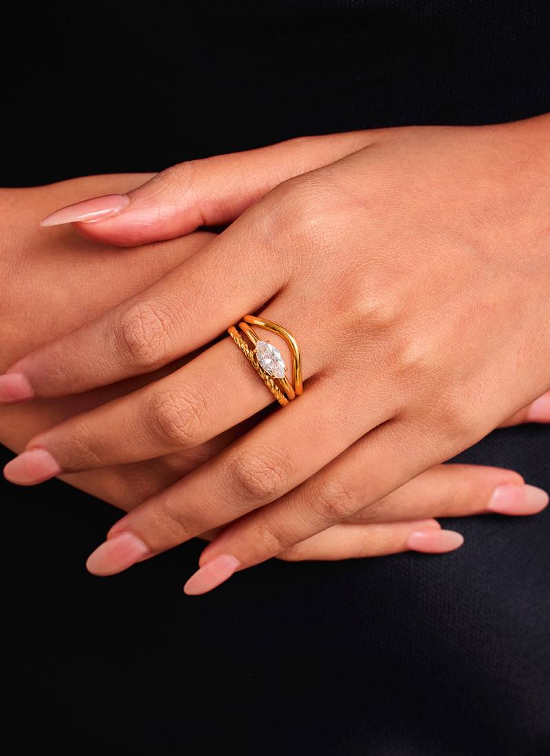 Eternal Marquise Golden Ring